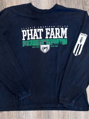 Vintage Phat Farm Long Sleeve XXXL Classic American Flava New York City